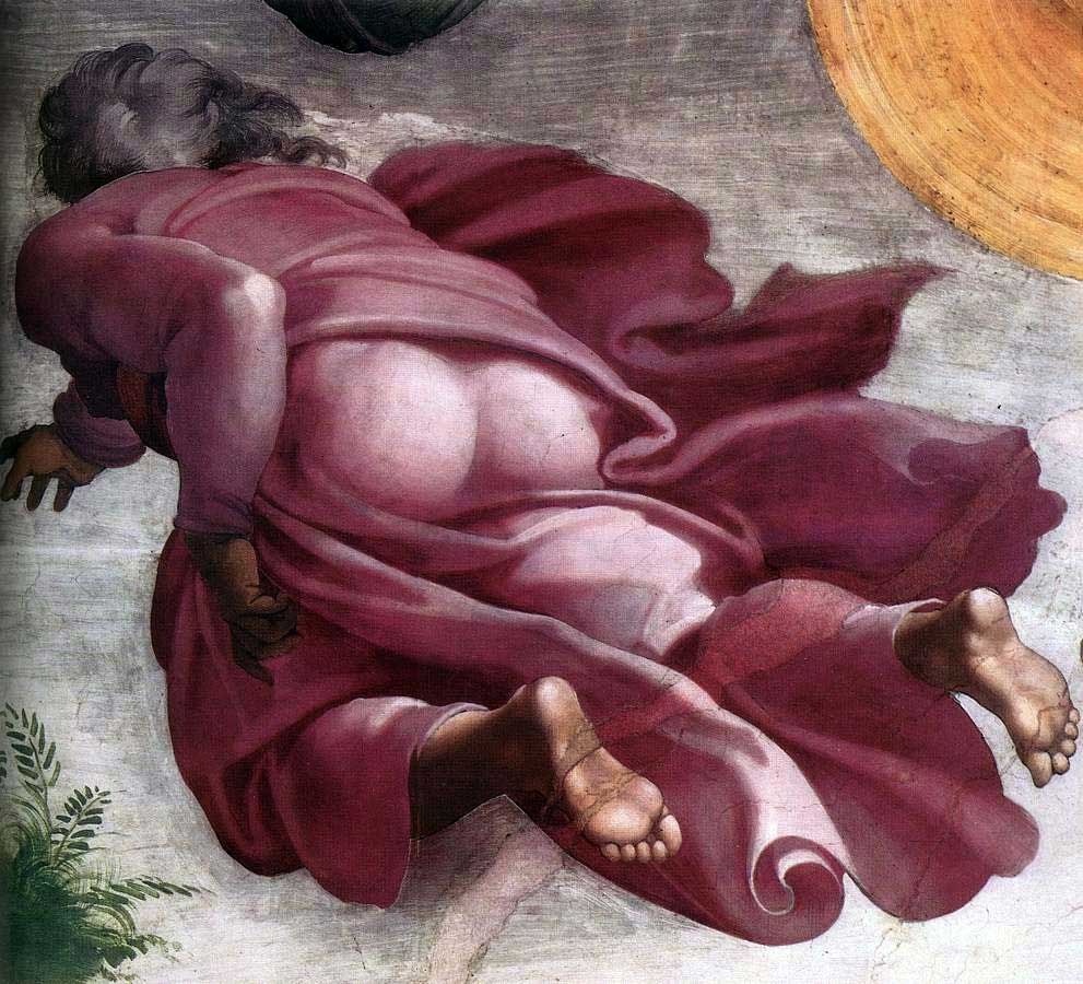 Michelangelo detail God