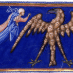 Dante and Beatrice before the eagle of Justice