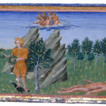 Dante and Apollo before Parnassus