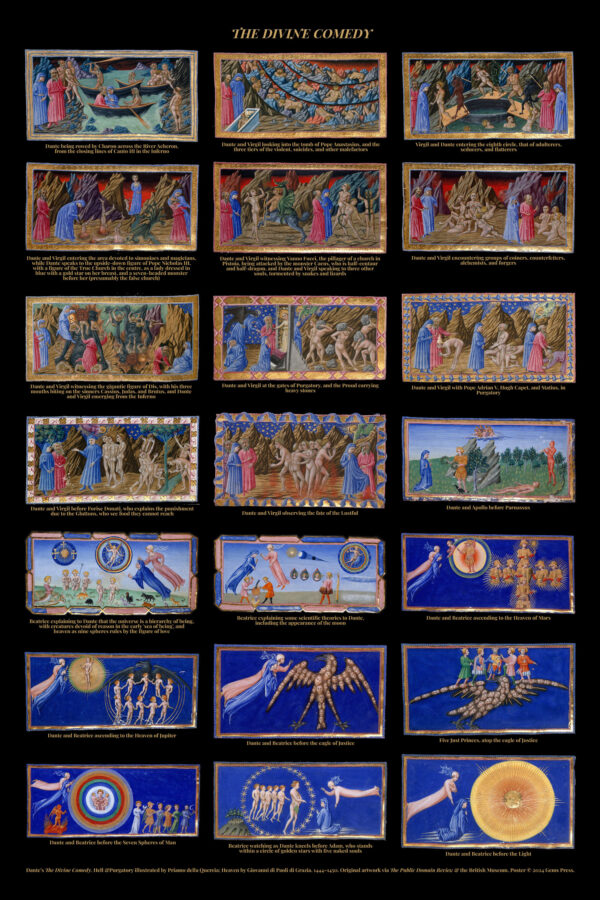 Dante's <em>The Divine Comedy</em>, Poster, 24 x 36"