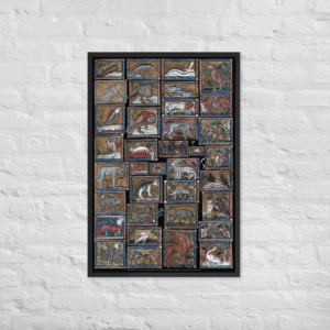 <em>Grunty Animals</em>, Framed Poster, 24 x 36"