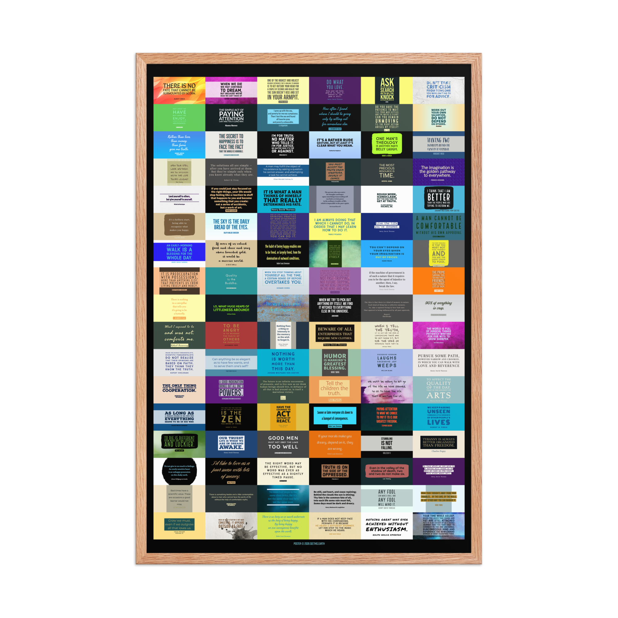 96 Wise Sayings Framed Poster - Image 2