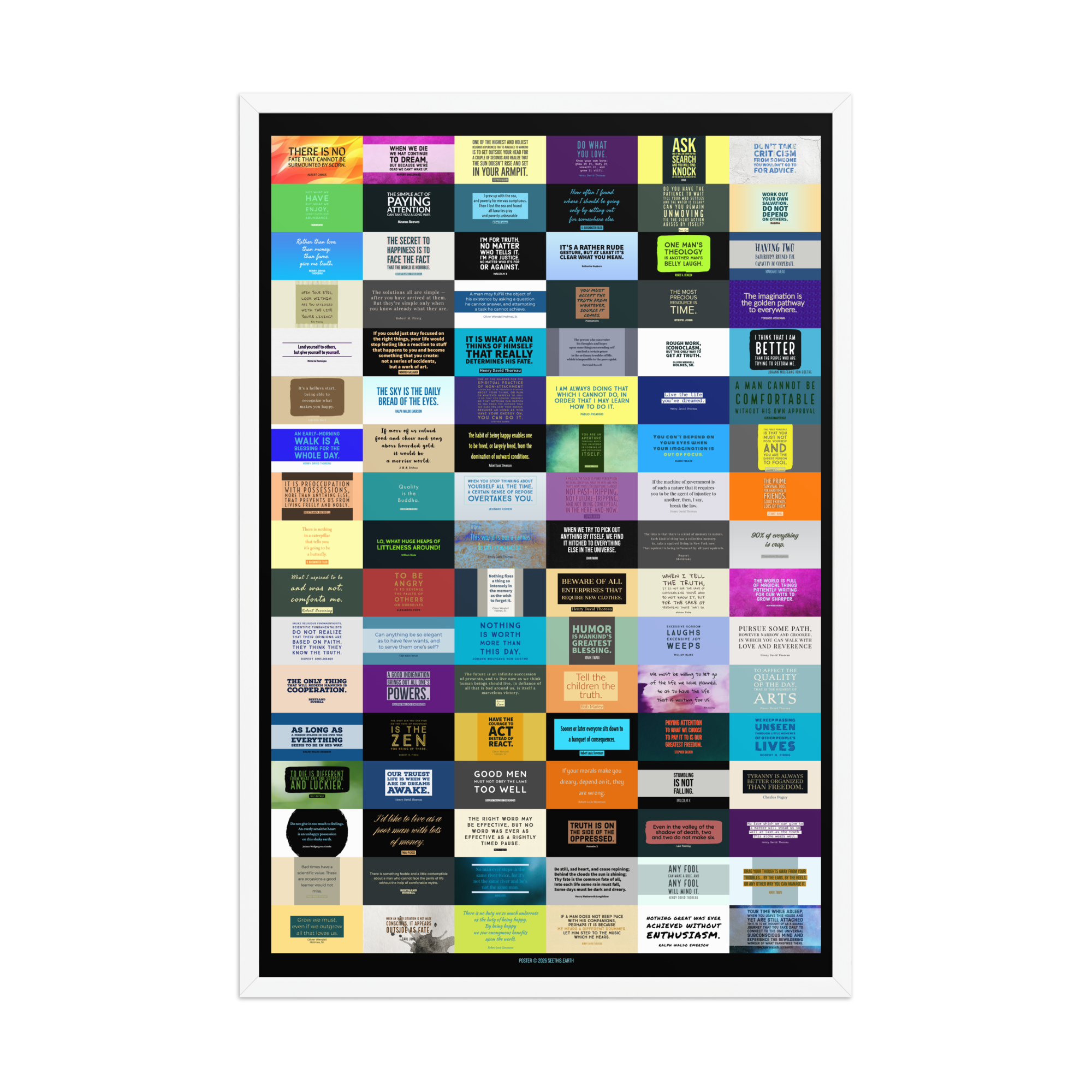 96 Wise Sayings Framed Poster - Image 3