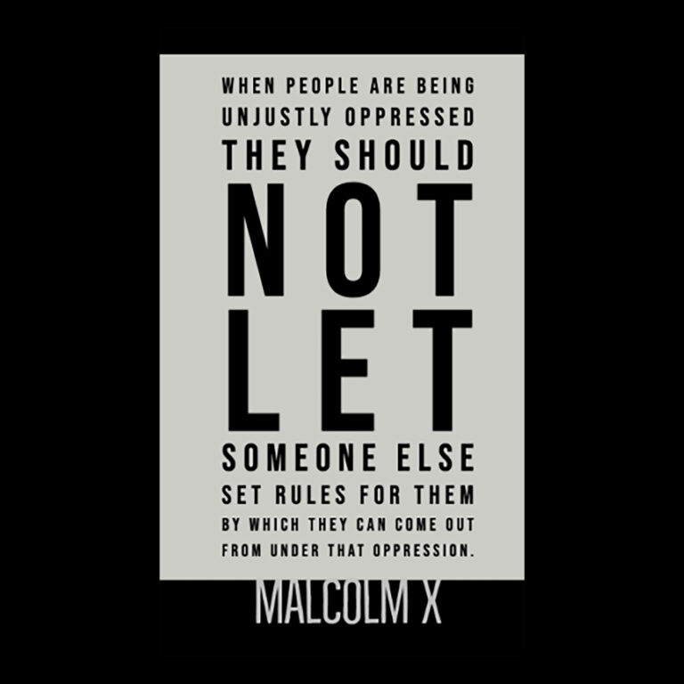 When People Are Being, Malcolm X