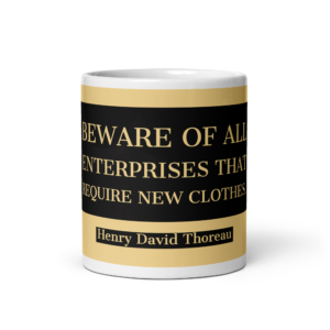 "Beware of all enterprises" — Henry David Thoreau