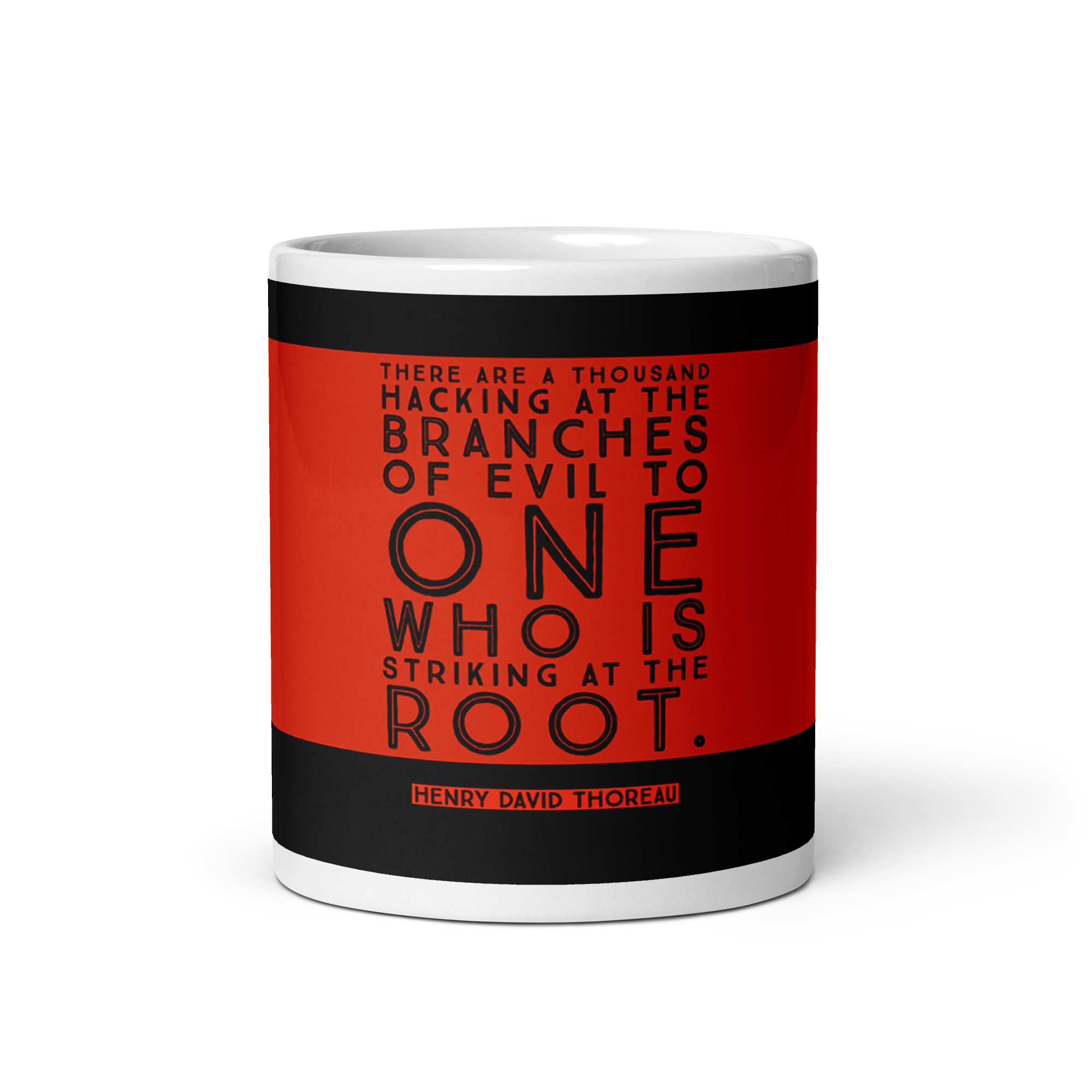 "There are a thousand" Mug, Henry David Thoreau