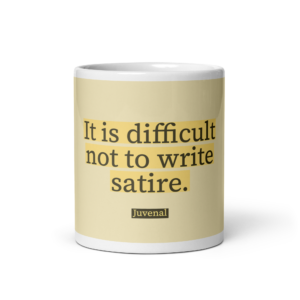 "It is difficult" Mug, Juvenal