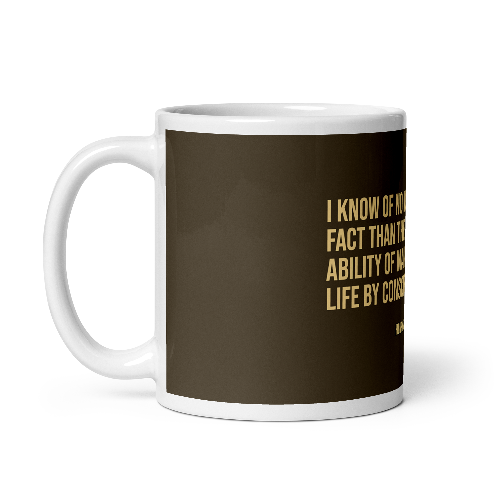 "I know of no" Mug, Henry David Thoreau - Image 3