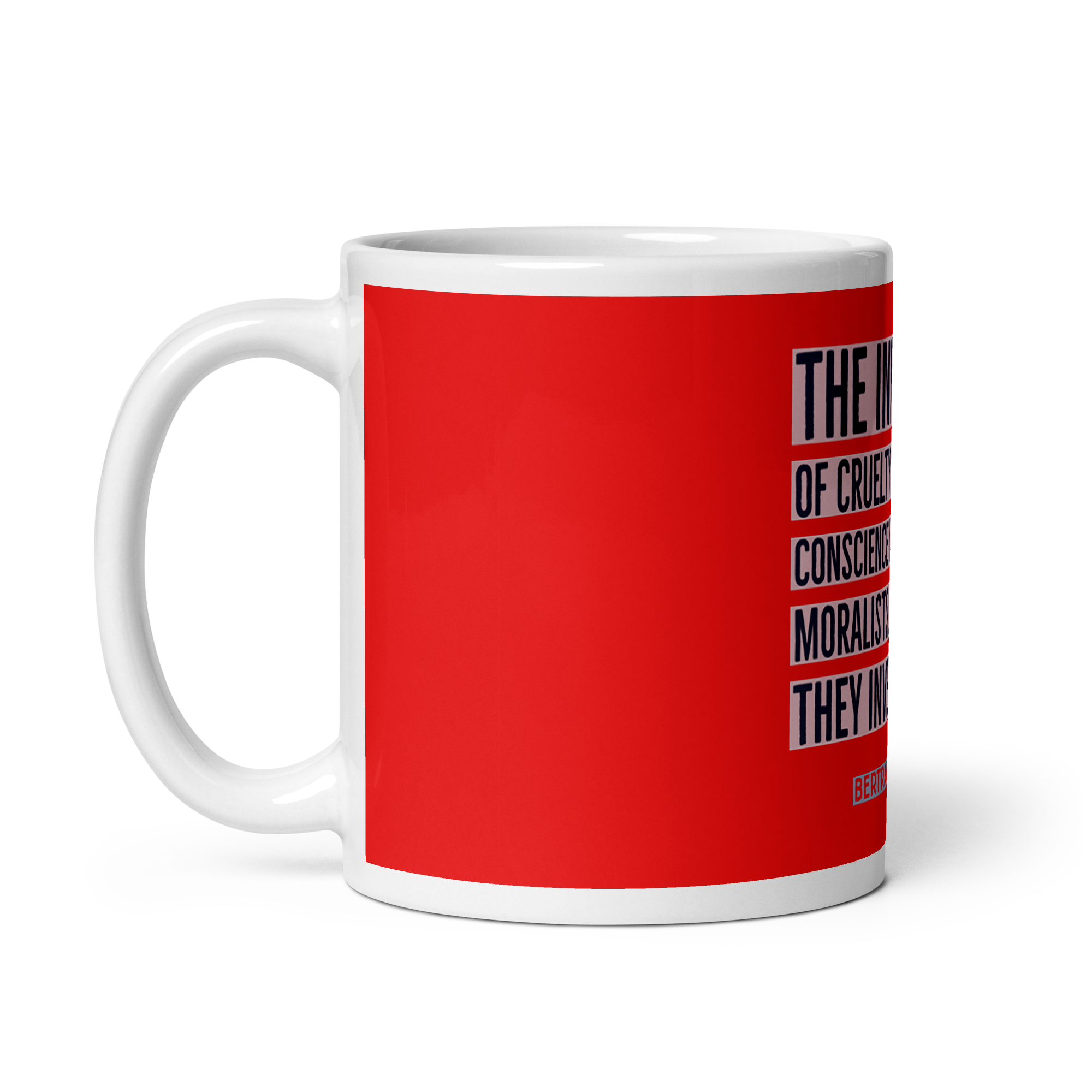 "The infliction" Mug, Bertrand Russell - Image 3