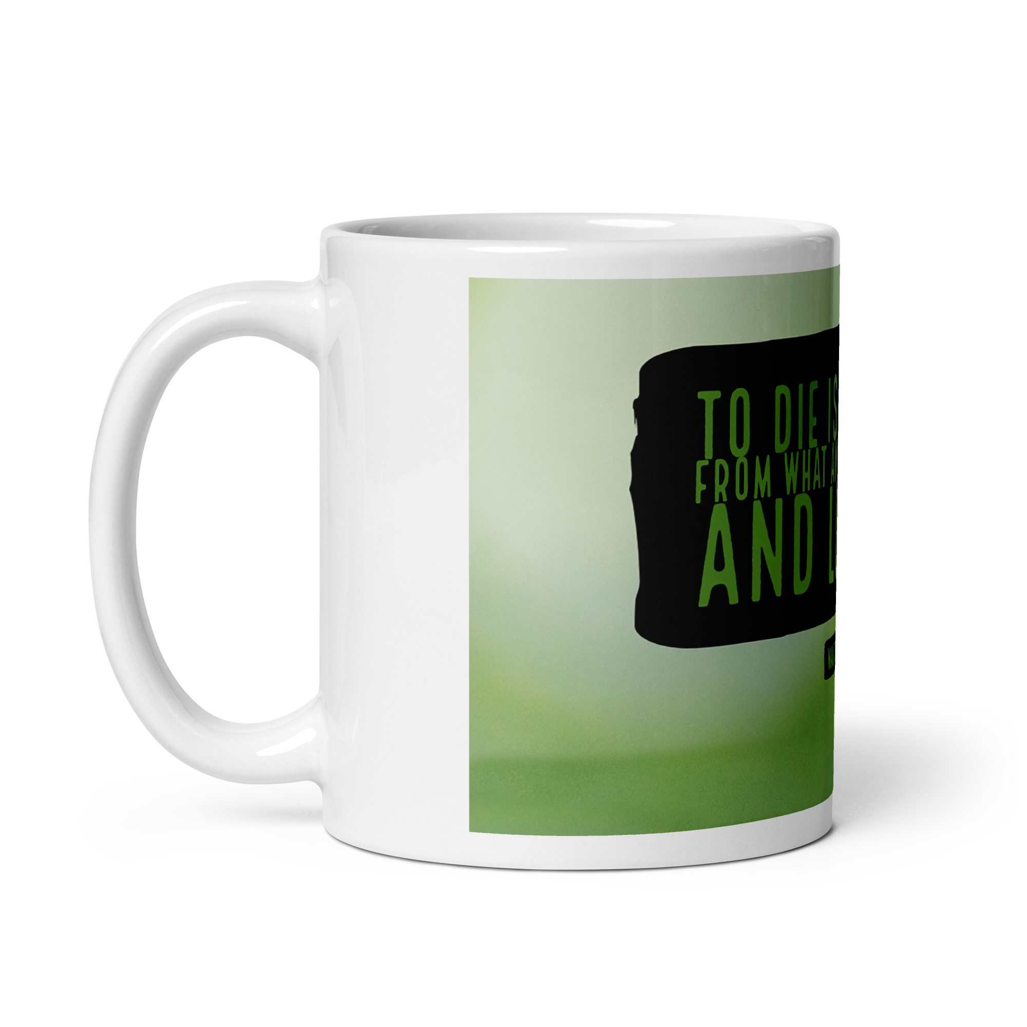 "To die is different" Mug, Walt Whitman - Image 3