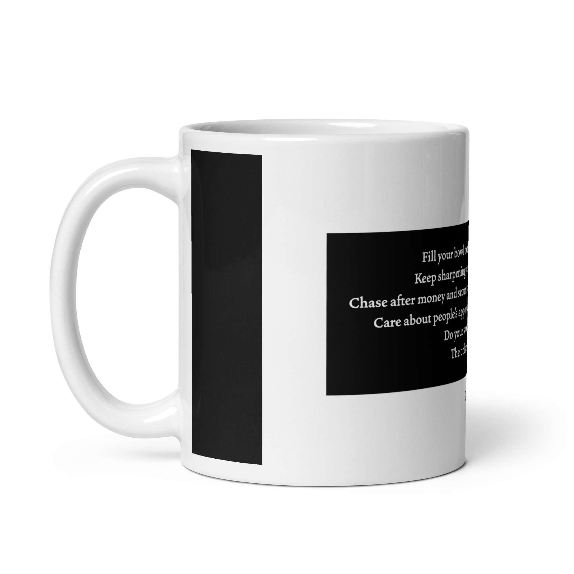 "Fill your bowl" Mug, Lao Tzu - Image 3