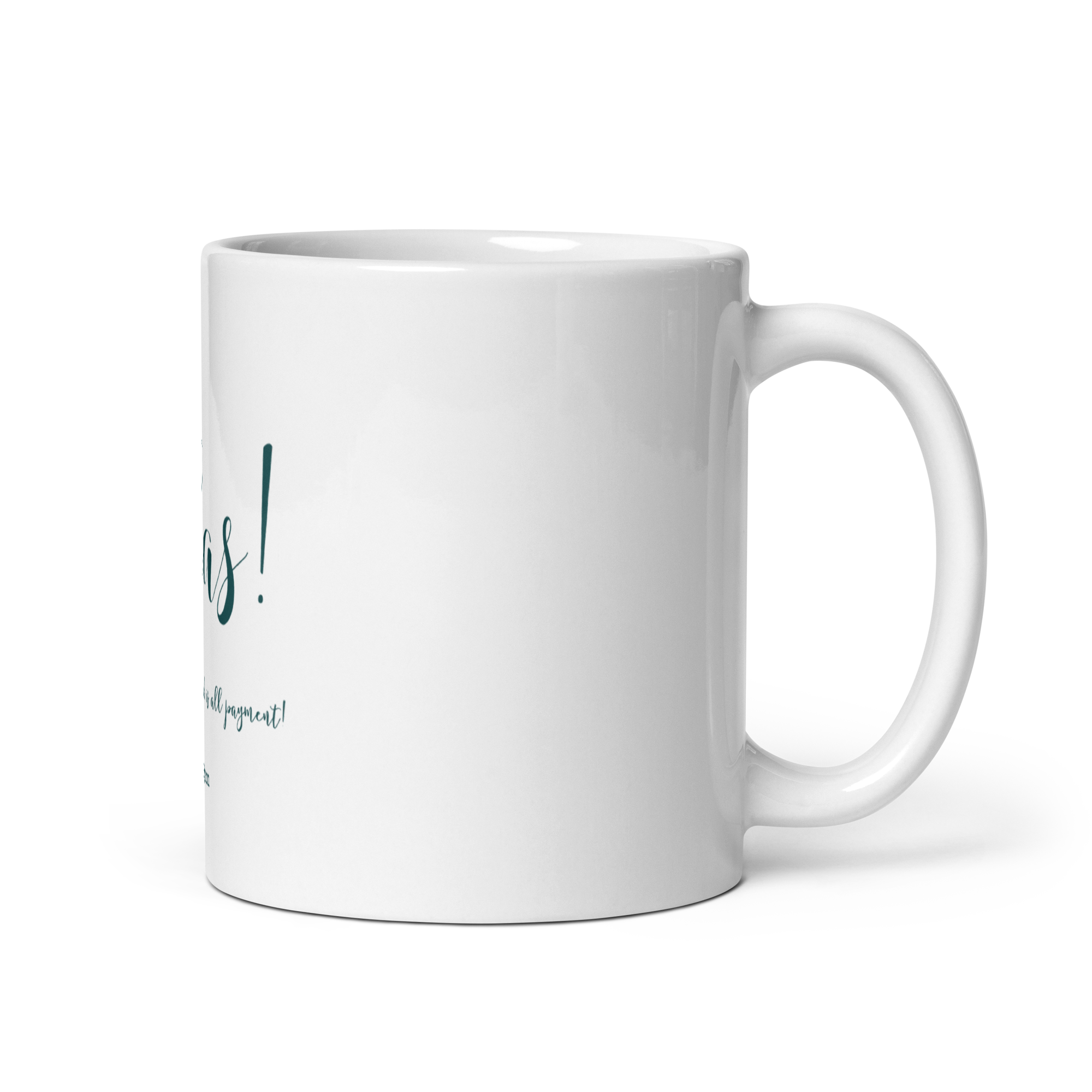 "Alas! How deeply painful" Mug, Lord Byron - Image 3