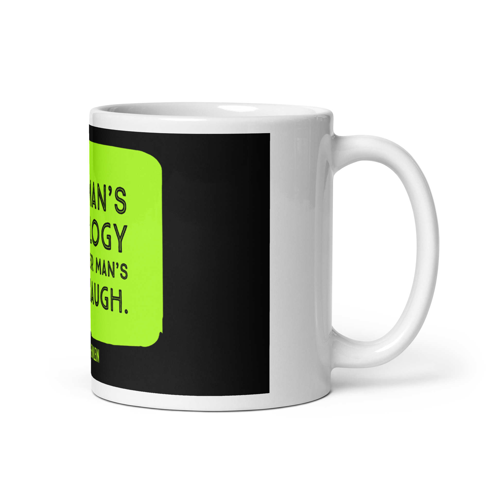 "One man's theology" Mug, Robert A. Heinlein - Image 2