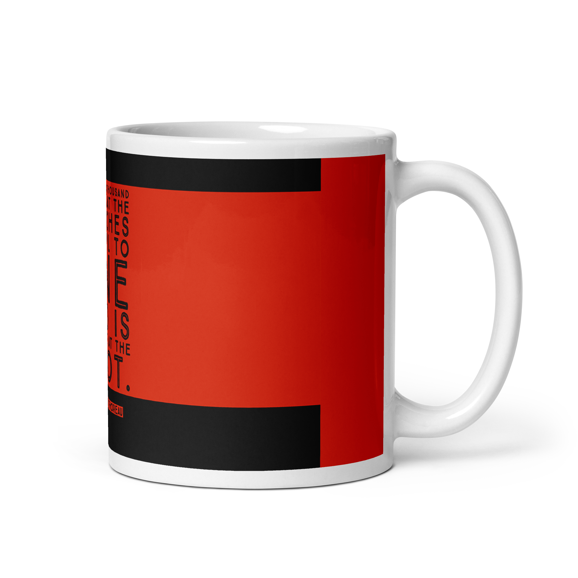"There are a thousand" Mug, Henry David Thoreau - Image 2