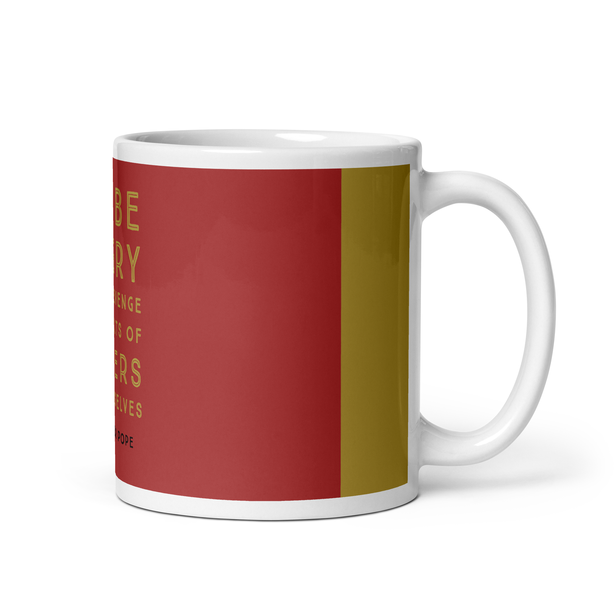 "To be angry" Mug, Alexander Pope - Image 2