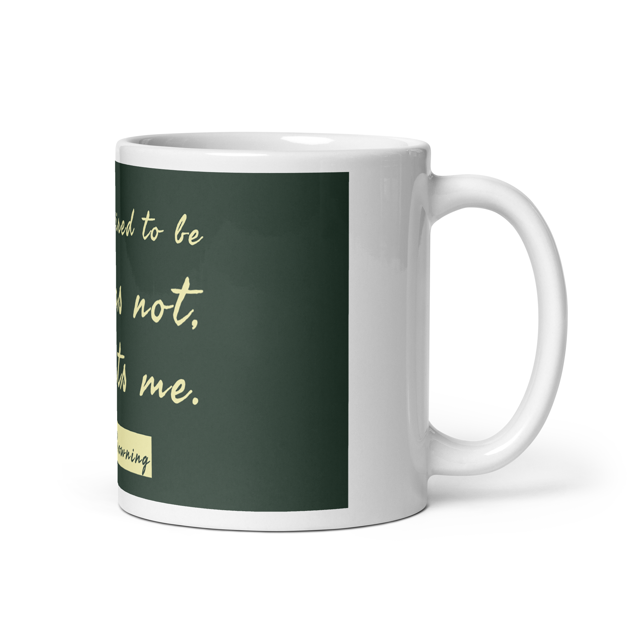 "What I aspired to be" Mug, Robert Browning - Image 2