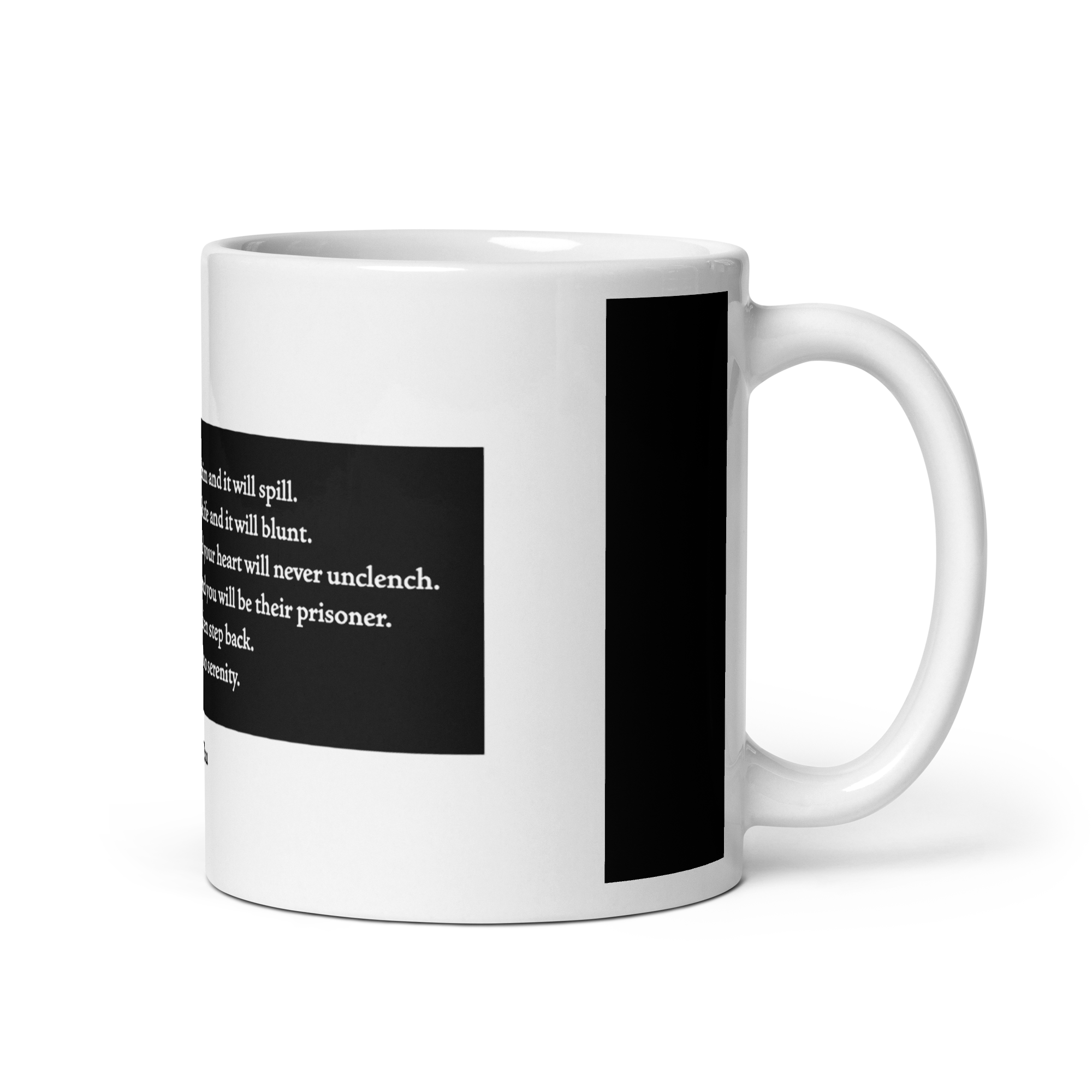 "Fill your bowl" Mug, Lao Tzu - Image 2