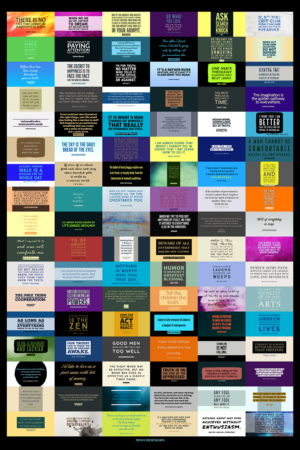96 Wise Sayings Poster